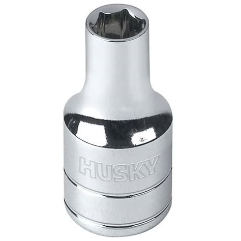 Husky 1 4 In Drive 3 16 In 6 Point SAE Standard Socket H4D6P316 The