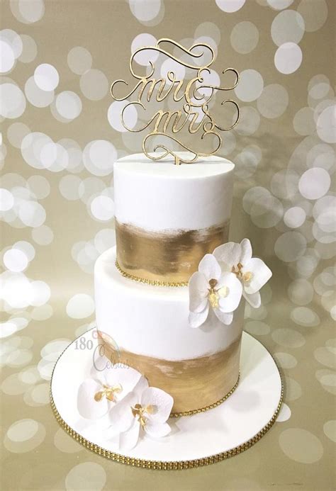 The Golden Orchid Decorated Cake By Joonie Tan Cakesdecor