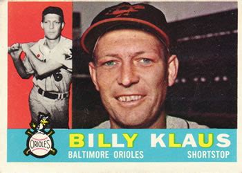 Billy Klaus Cards Trading Card Database