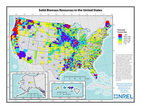 Biomass Resource Data Tools And Maps Geospatial Data Science NREL