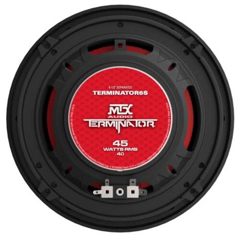 MTX Terminator 6 5 Inch Woofer Cone Component Speaker Pair With 45 Watt