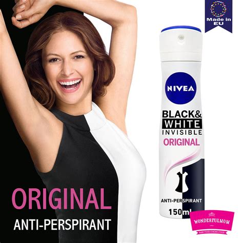 NIVEA - Black & White Invisible Original Anti - Perspirant Body Spray ...