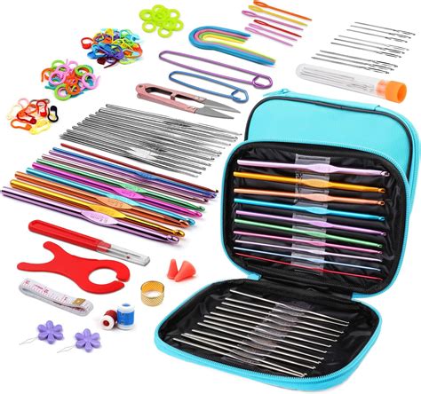 Amazon IMZAY 22 Pcs Crochet Hooks Set Crochet Needles Set