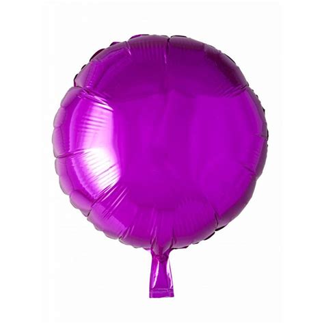 Heliumballon Rund Fuchsia 46cm Leer Partywinkel