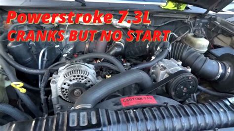 Ford Powerstroke 7 3L Crank No Start Fuel Injector Testing YouTube