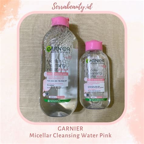 Jual Garnier Micellar Cleansing Water Pink Ml Ml Shopee Indonesia