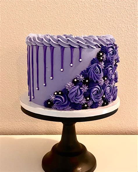 Purple Drip Cake Artofit