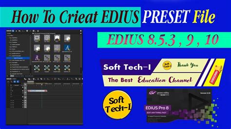 How To Create A Perfect Project Presets In Edius 8 9 10 EASY EDIUS TIPS