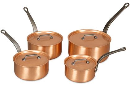 Falk Copper Saucepan Set :: Falk Culinair UK