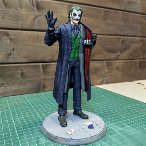 3D Printed Joker Heath Ledger Made With Anycubic PhotonCults