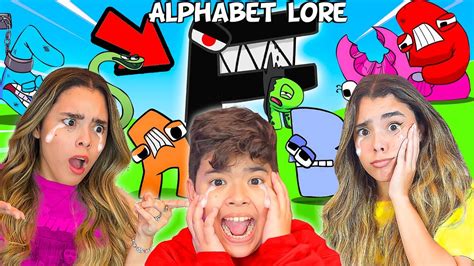 A Triste Hist Ria Das Letrinhas Do Alfabeto Lore React Alphabet Lore