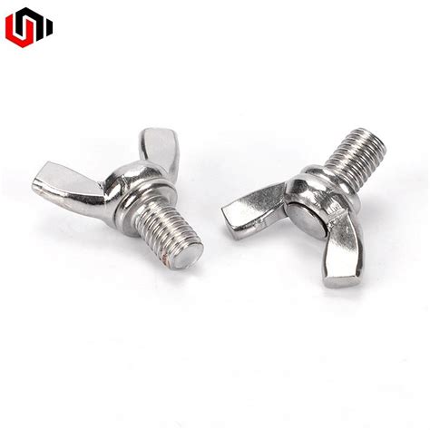 Stainless Steel Ss304 Ss316 Din316 Wing Screw Butterfly Screw Thumb