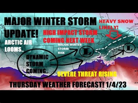 Major Winter Storm Update Heavy Snow Significant Ice Large Storm