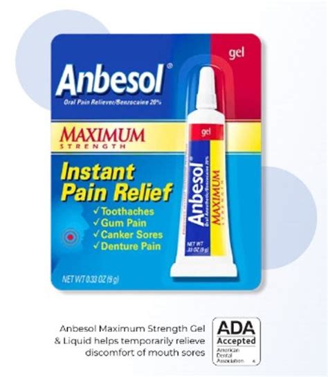 How To Use Anbesol For A Toothache 1311 Jackson Ave Dental Dentist