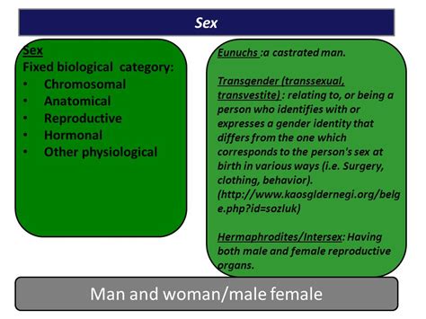 Sex And Gender GÇ 2 Sex Fixed Biological Category Chromosomal