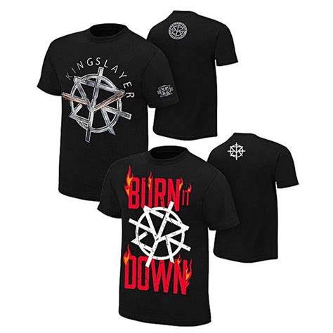 Pack Of 2 Seth Rollins Cotton Printed Wwe T Shirts