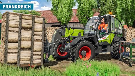 Ls Frankreich Brennholz Herstellung Am Hof Landwirtschafts