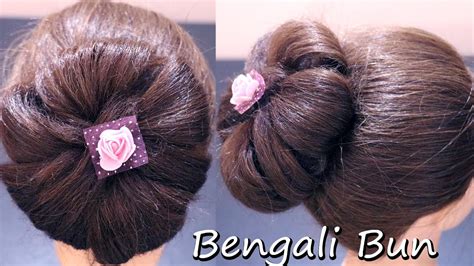 Classy Bengali Bun Big Donut Bun For Bengali Women Classic