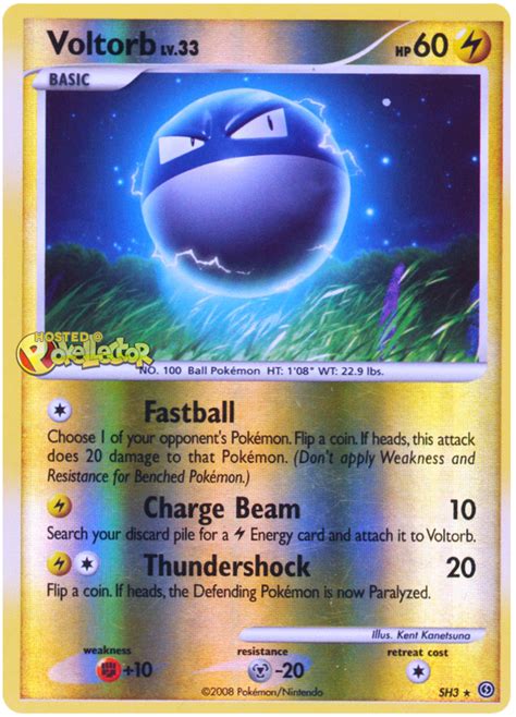 Voltorb - Stormfront #SH3 Pokemon Card