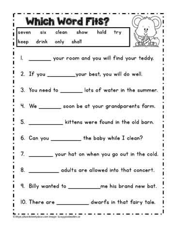 Dolch Worksheet 3 Worksheets