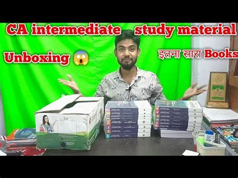 CA Intermediate Study Material Unboxing CA Inter Module Unboxing Ca