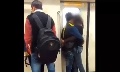 Controversy Erupts As Viral Video Of Kissing Inside Delhi Metro Spark