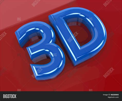 Glossy Blue 3D Logo Vector & Photo (Free Trial) | Bigstock