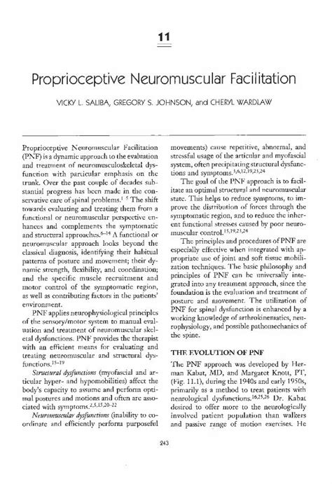 Pdf Proprioceptive Neuromuscular Facilitation Since 1978 · Pdf