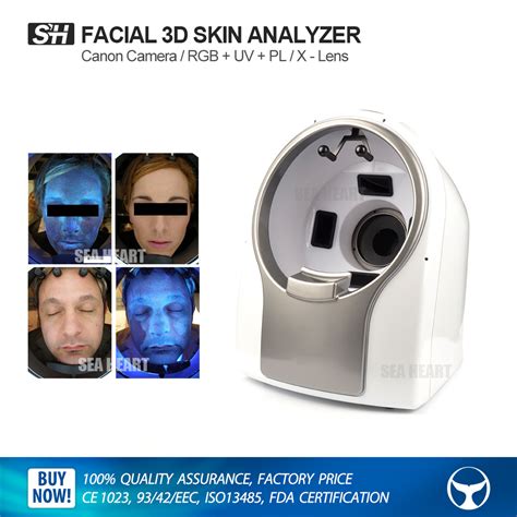 Piel Facial D Profesional Equipo Analizador De Prueba Con El Rgb Uv Pl