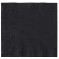 Black Paper Dinner Napkin Choice Ply Customizable X Case