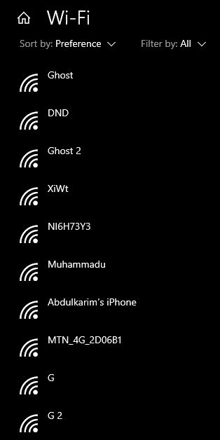 how to look at past wifi connections