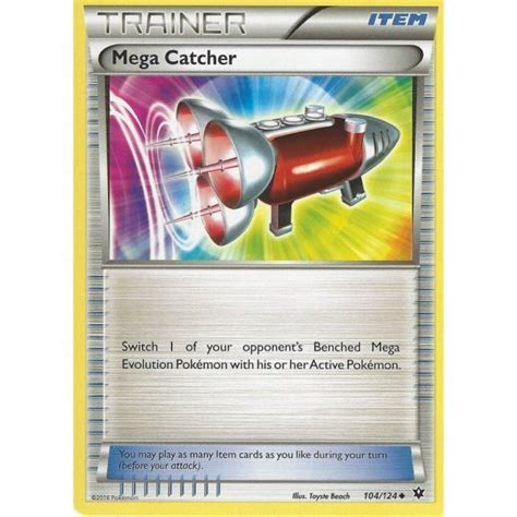 Pokemon Trading Card Game 104 124 Mega Catcher Uncommon XY 10 Fates