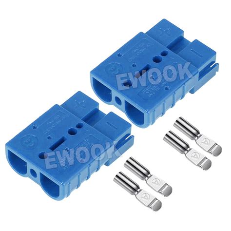 10pcs 50AMP Connectors Anderson Style Plug DC Power Solar Caravan 6AWG