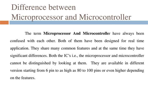 Features Of 8086 Microprocessor Slideshare