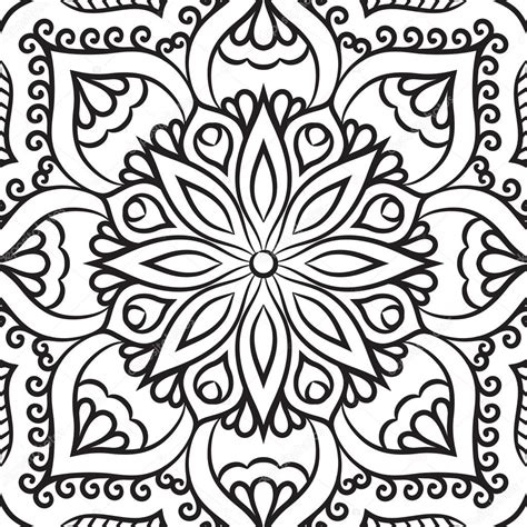 Mandala. Színező oldal — Stock Vektor © VikaSnezh #90229002