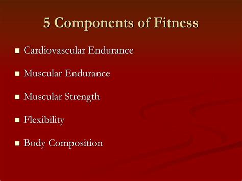 Fitness Principles And Concepts Ppt Download