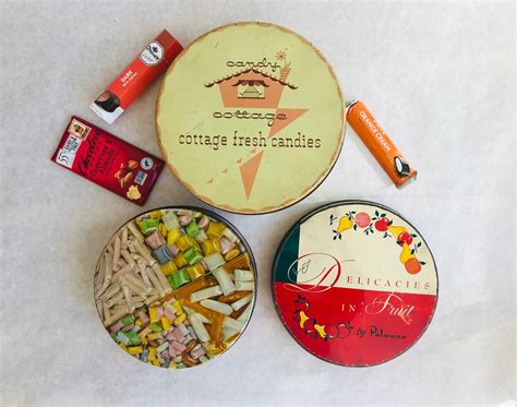 Vintage Candy Tins, Vintage Candy Tin Lot, Valentine's Day Tins ...