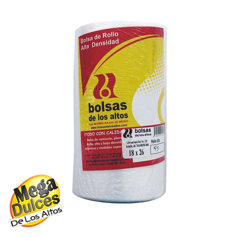 BOLSA ROLLO ALTA 18 X 26 1 KG ALTOS MegaDulces