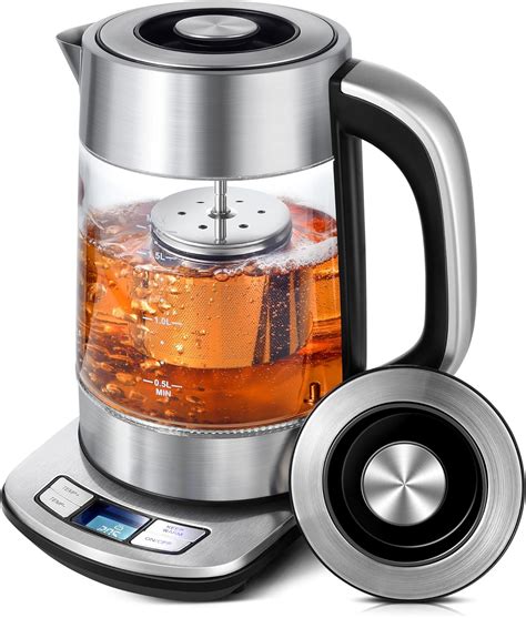 amazoncom keinve electric kettle temperature control  glass tea