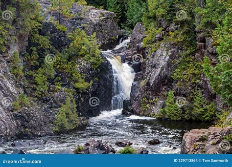 Aubrey Falls On The Mississagi River Stock Photo Image Of Wilderness