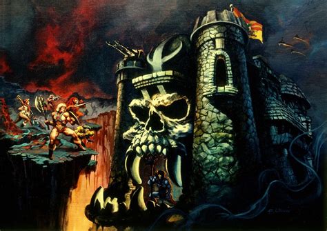 Vintage Masters Of The Universe Box Art By Rudy Obrero Masters Of