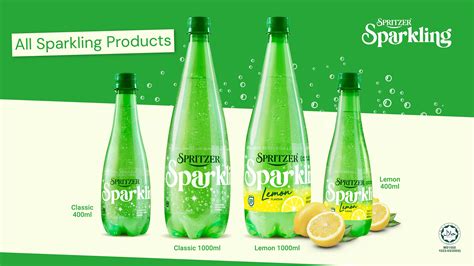 spritzer sparkling natural mineral water  lemon  cartons bundle