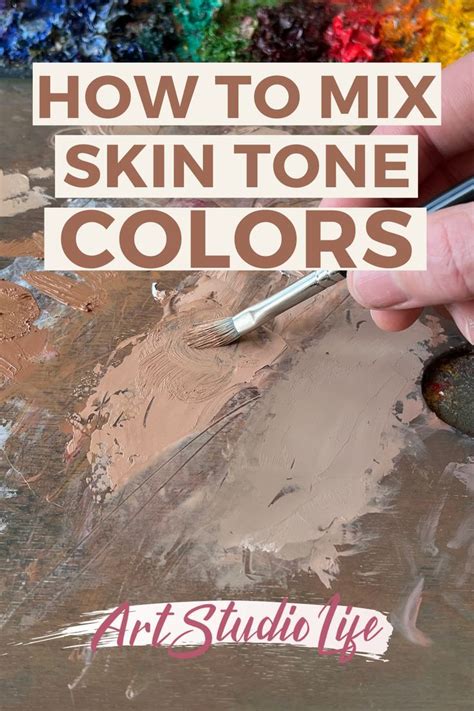 Mixing Skin Tones For Your Painting How To Mix Different Skin Tone