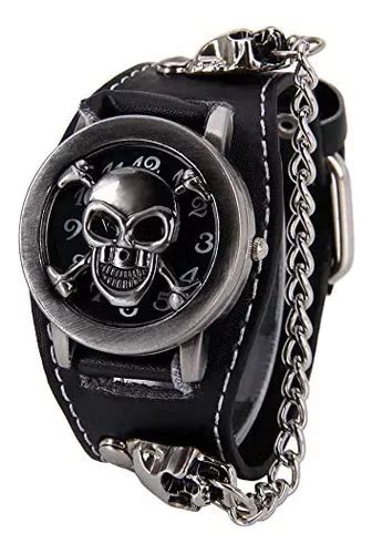 Rel Gios De Caveira De Estilo Punk Para Homens Conch Watch Mercadolivre