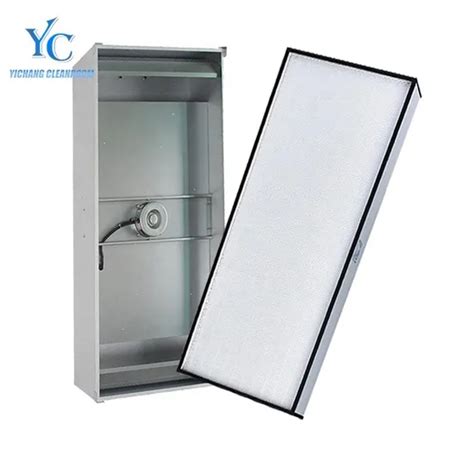 Yichang Cleanroom Laminar Flow Hood H13 H14 HEPA FFU Fan Filter Unit