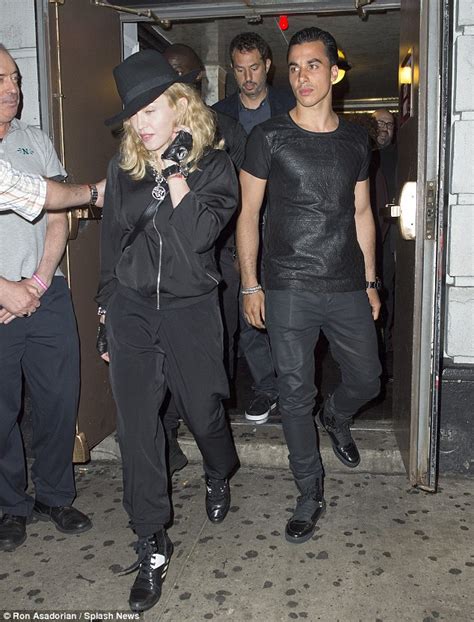 Madonna Steps Out With New Toyboy Lover Timor Steffens Daily Mail Online