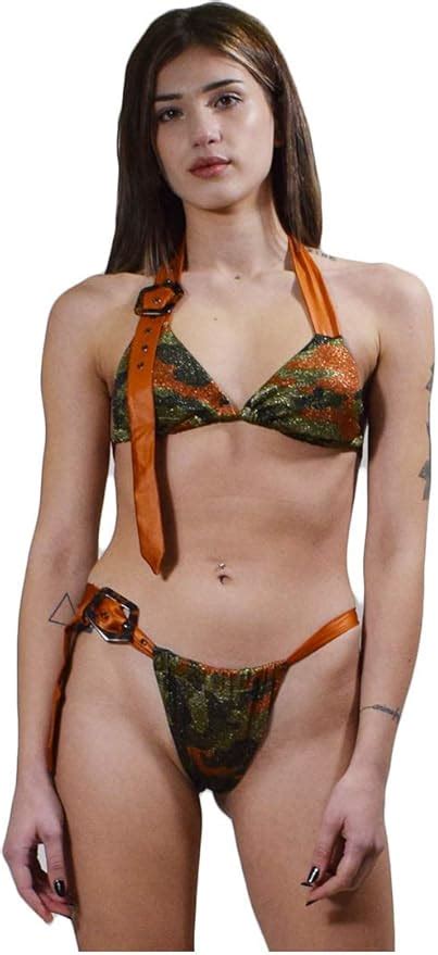 Effek F K Bikini Tri Ngulo Con Slip Ajustable F Amazon Es Ropa