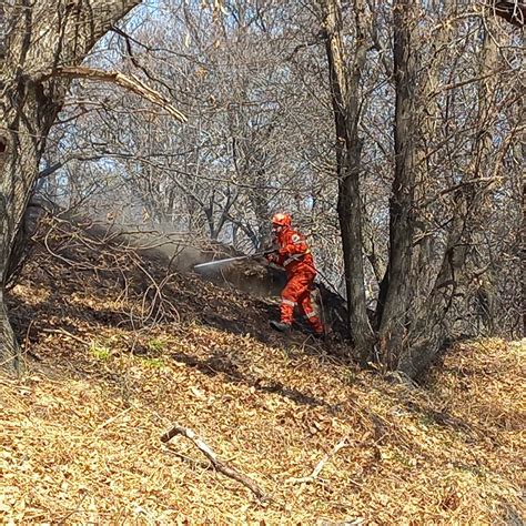 Incendio Rovegro VB Corpo AIB Piemonte