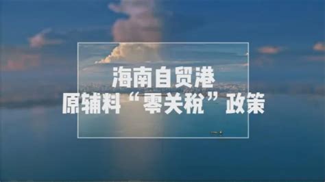 海南自贸港原辅料“零关税”政策能为企业带来什么？看完你就懂了