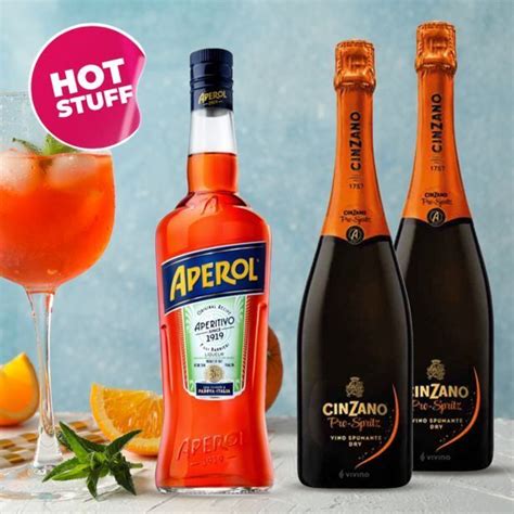 X Ml Aperol X Ml Cinzano Spritz Offer At Onedayonly